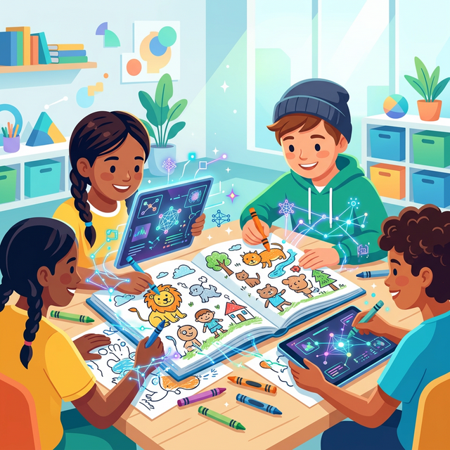 전통적 미술 교육과 인공지능(AI)의 융합: AI 컬러링 북이 열어가는 미래 교육 패러다임